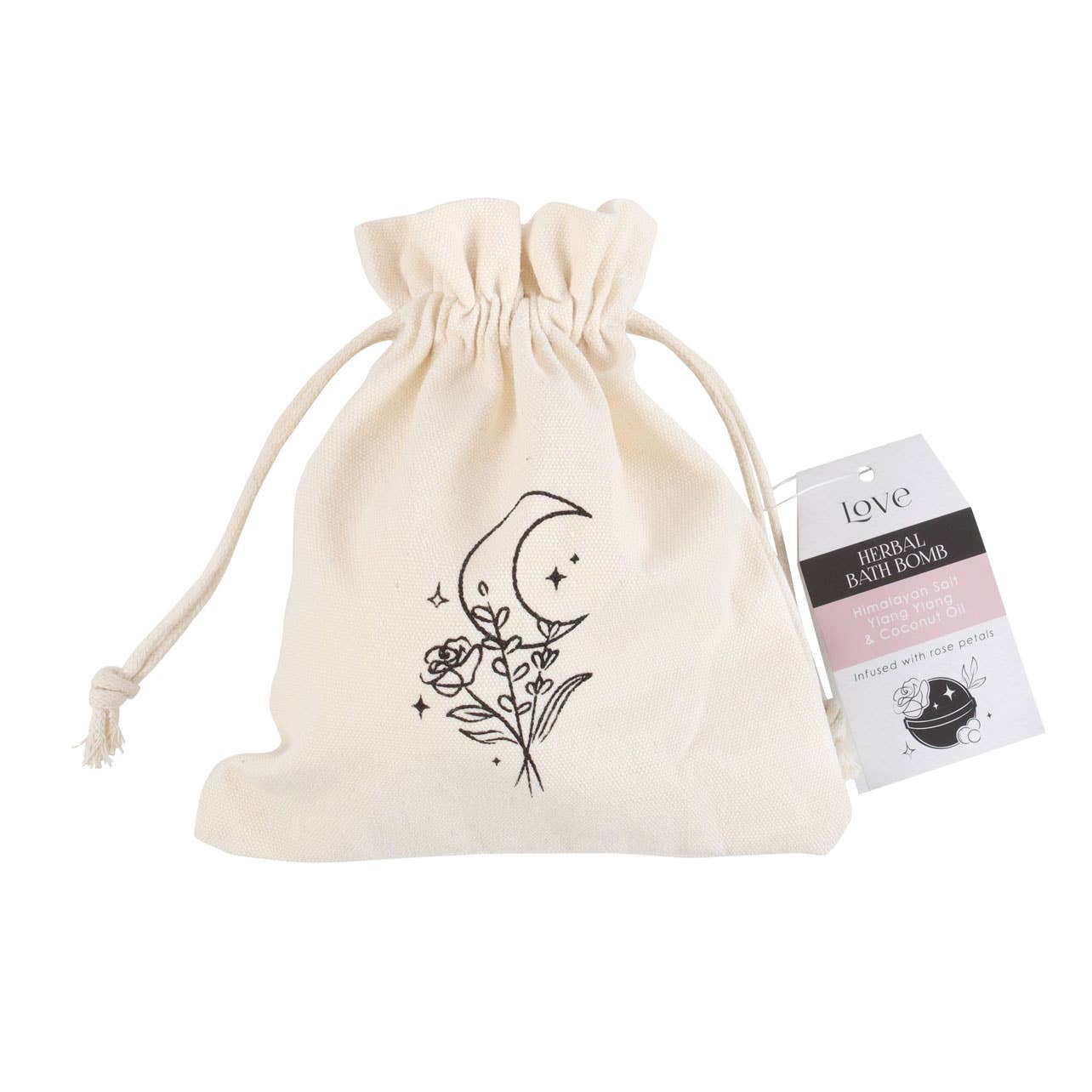 Close-up of bath bomb bag