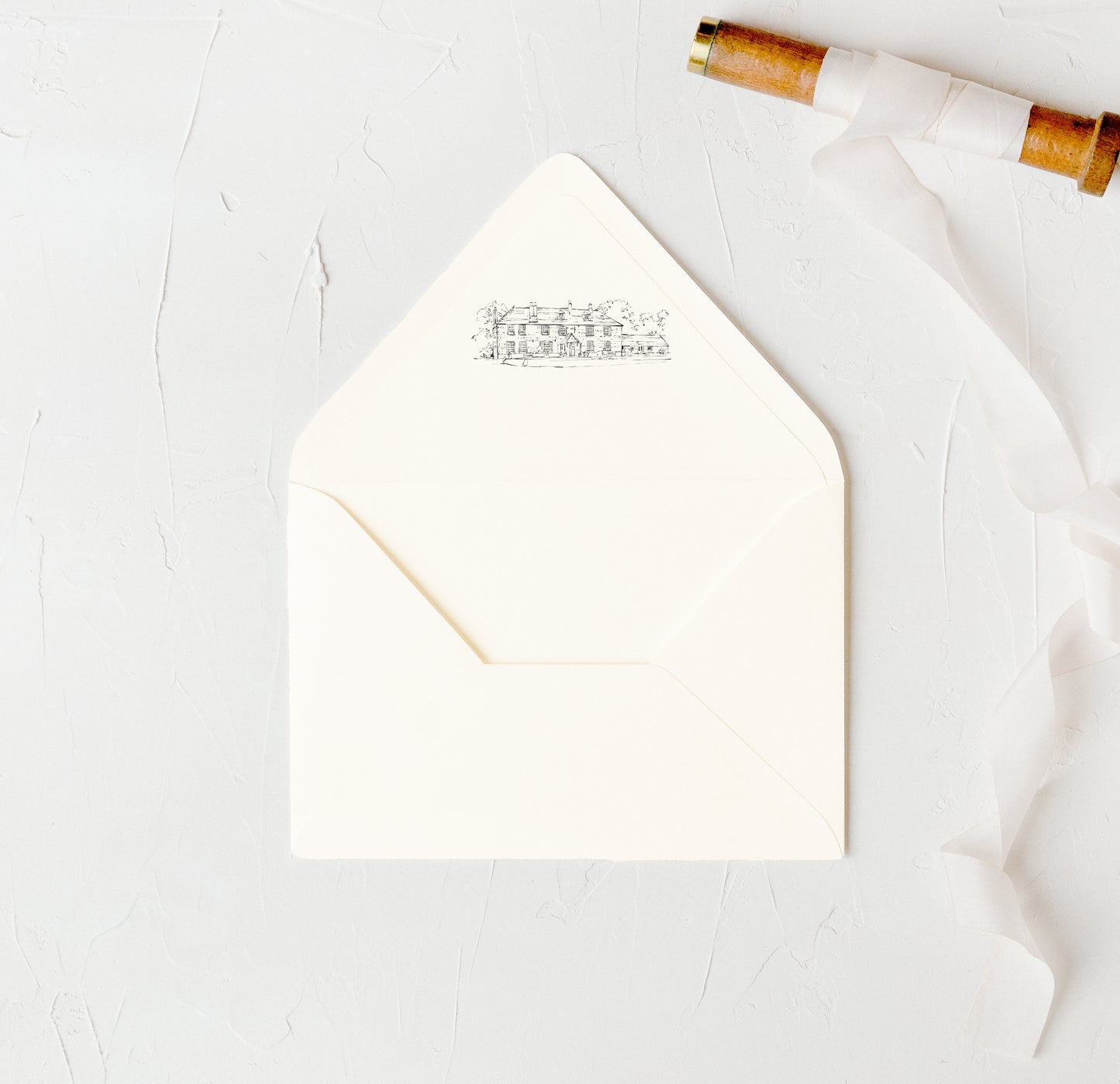 Venue Sketch Envelope Lining
