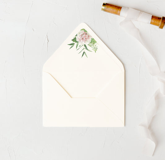 Botanical Envelope Lining