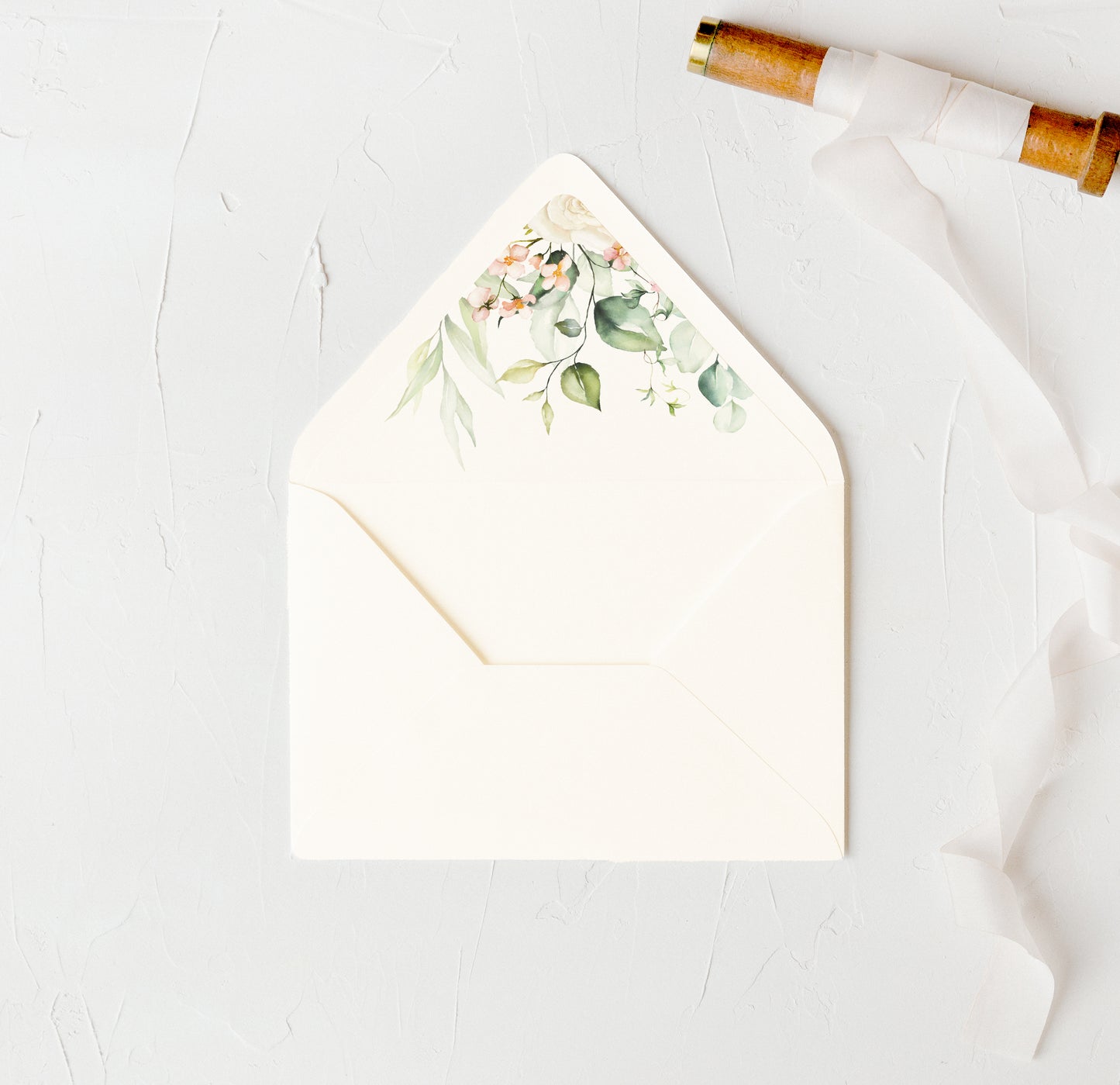 Bouquet Floral Lined Envelopes