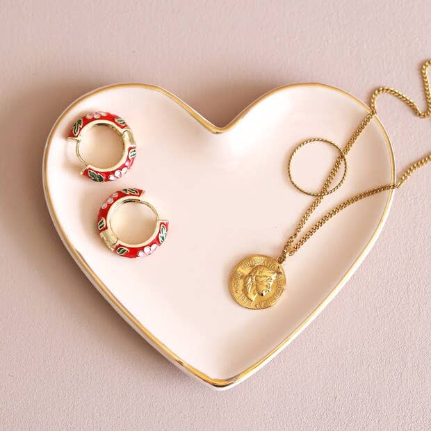 Heart-Shaped Trinket Dish