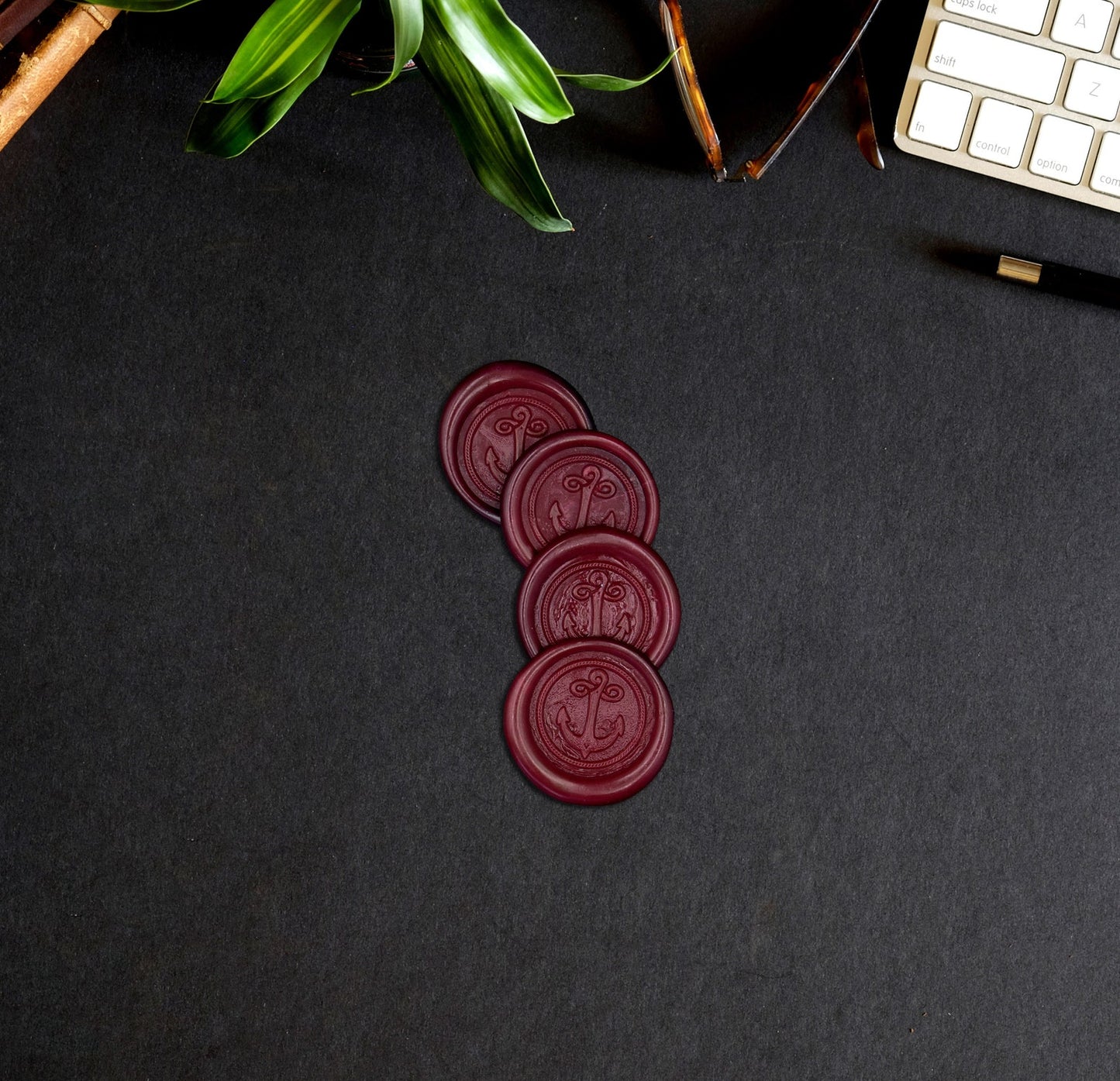 Red Wax Seal Stickers