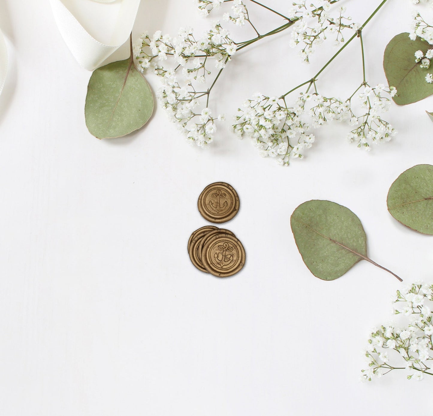Gold Wax Seal Stickers