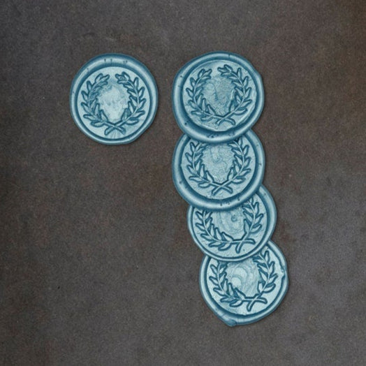 Wreath Wax Envelope Seal Stickers