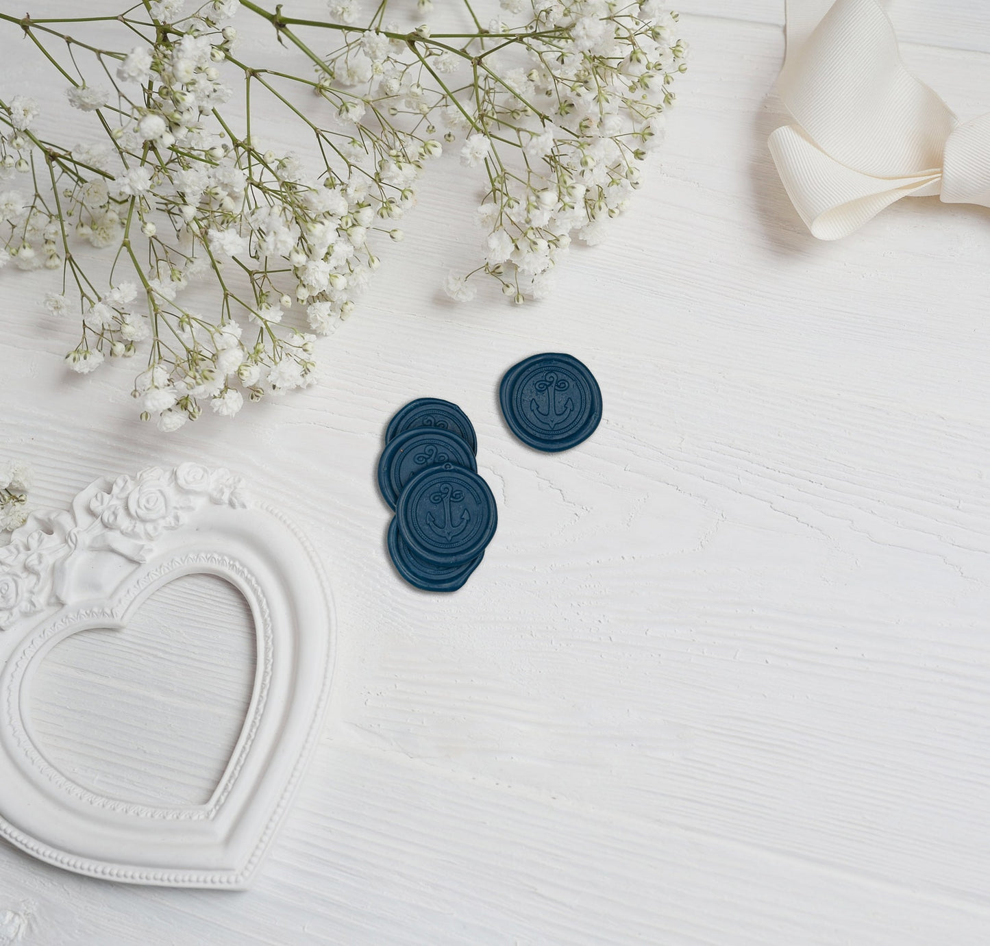 Blue Wedding Wax Seals