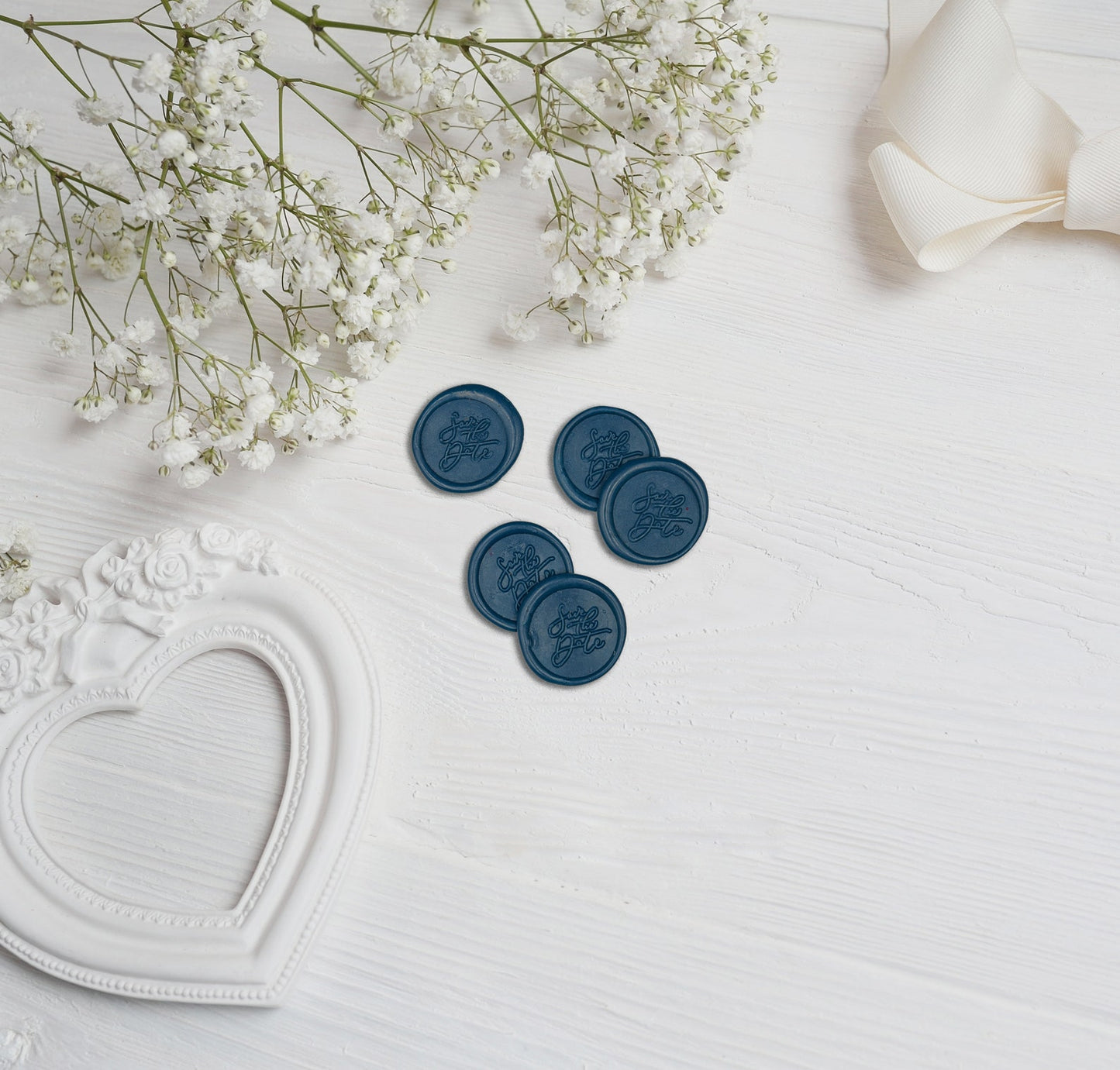 Blue Wedding Wax Seals