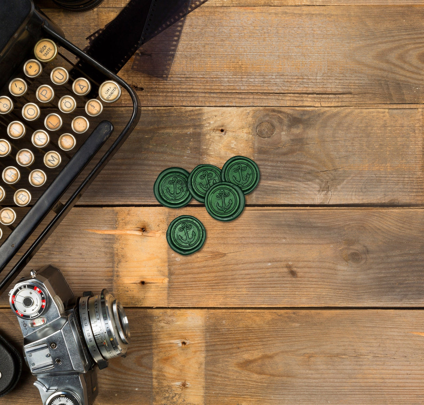 Green Wax Seals For Wedding Invitations