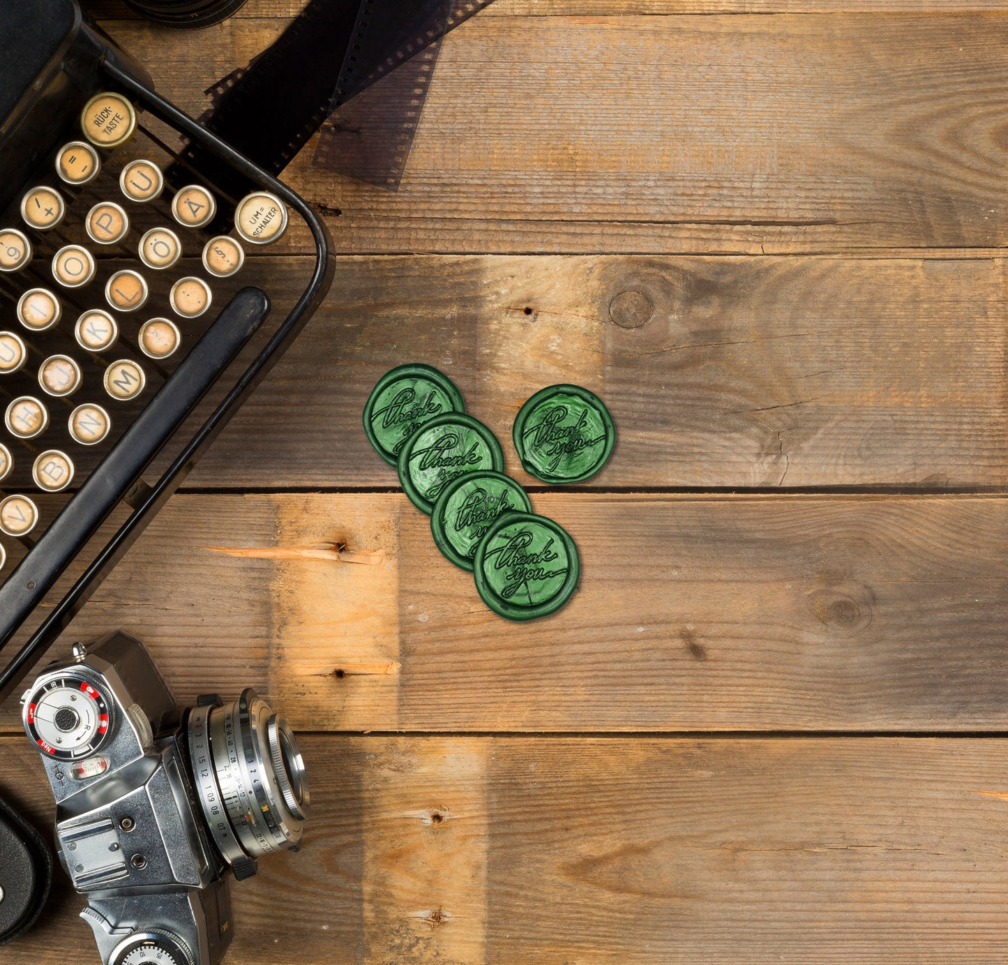 Green Wax Seals For Wedding Invitations