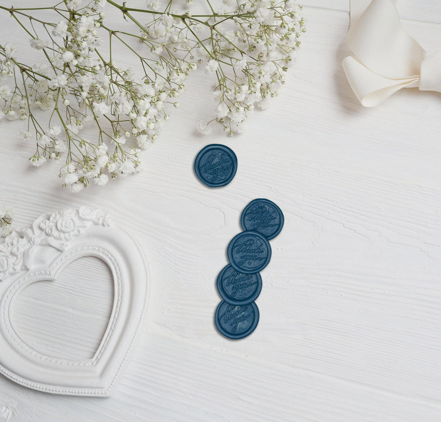 Blue Wedding Wax Seals