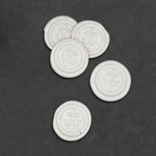 Anchor Pearl White Wax Seals