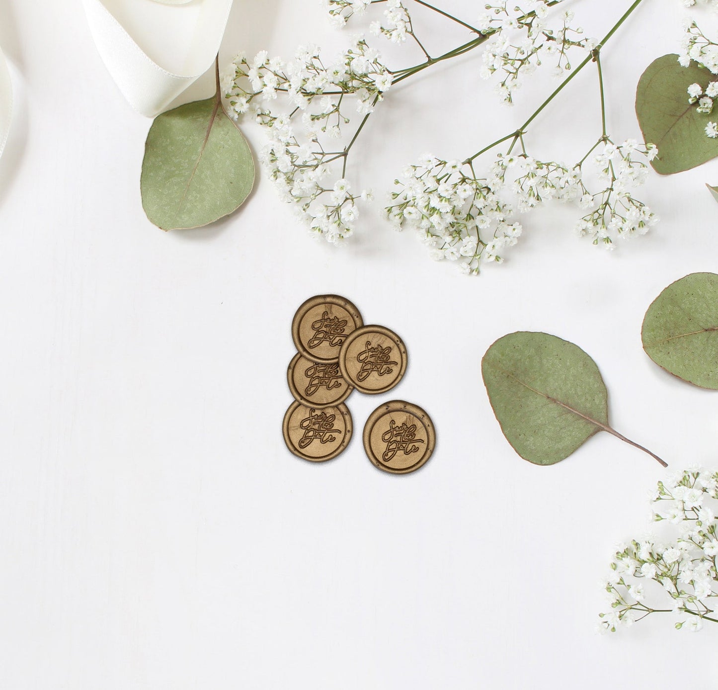 Gold Wax Seal Stickers