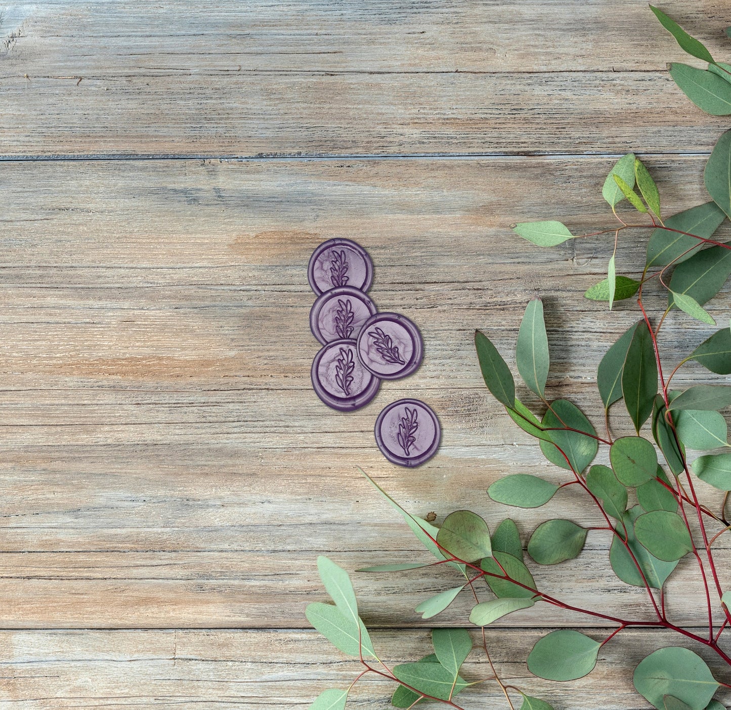Purple Sticker Wax Seals