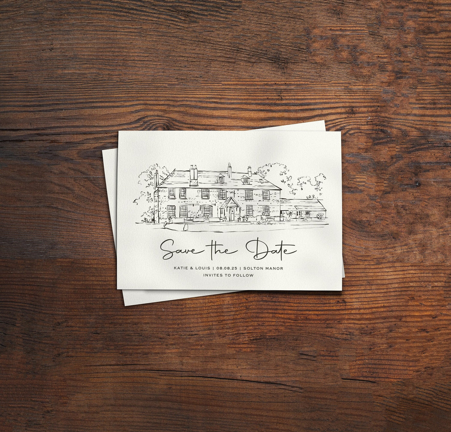 Venue Sketch Save The Date