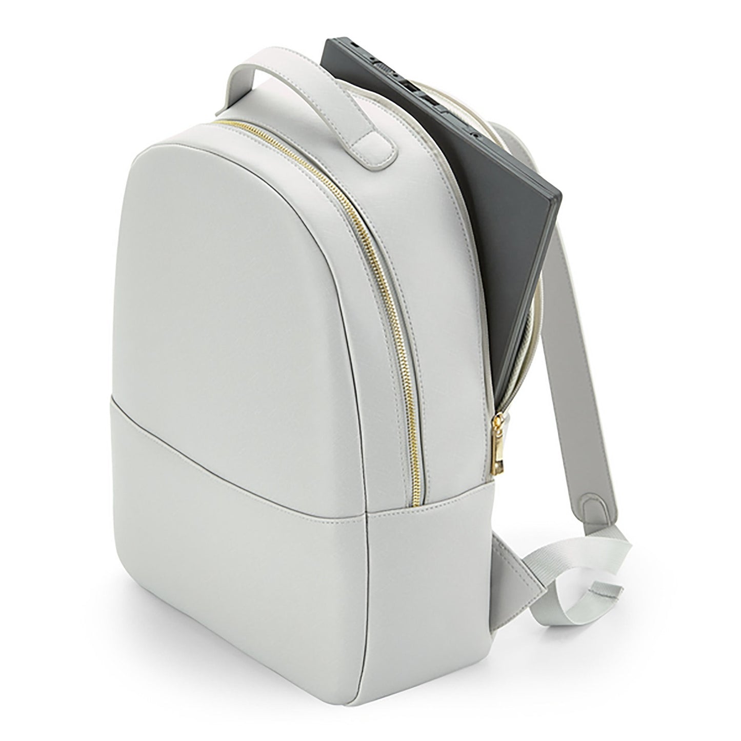 Laptop compartment on Stylish personalised gift set including backpack and matching items