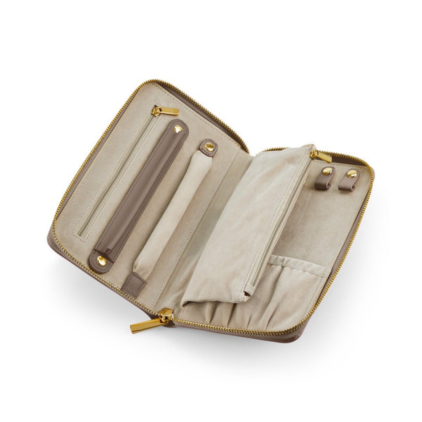 Personalised Travel Jewellery Case | Faux Leather Monogram Purse