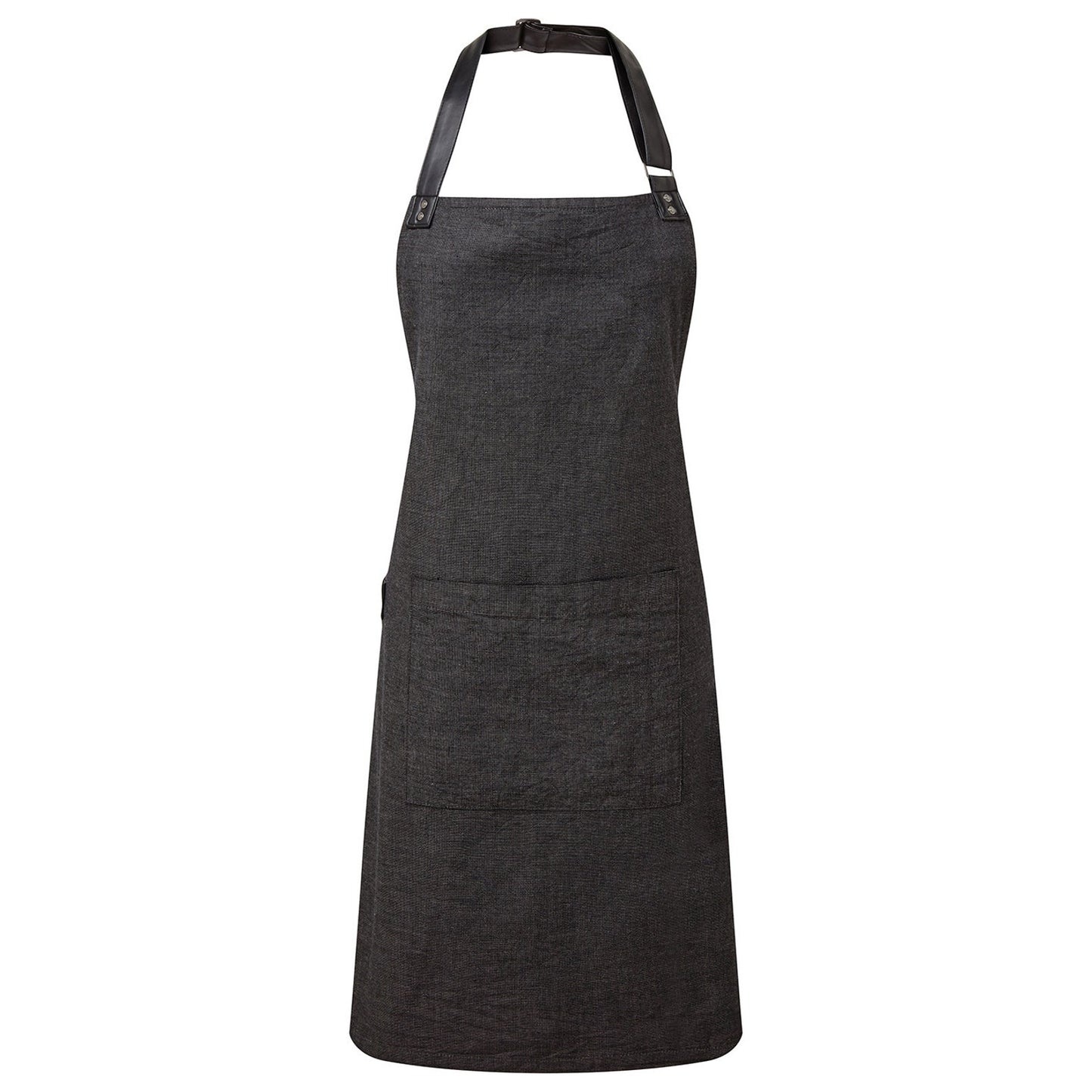 Monogrammed Apron | Personalised Cotton Bib Apron with Gold or Black Print