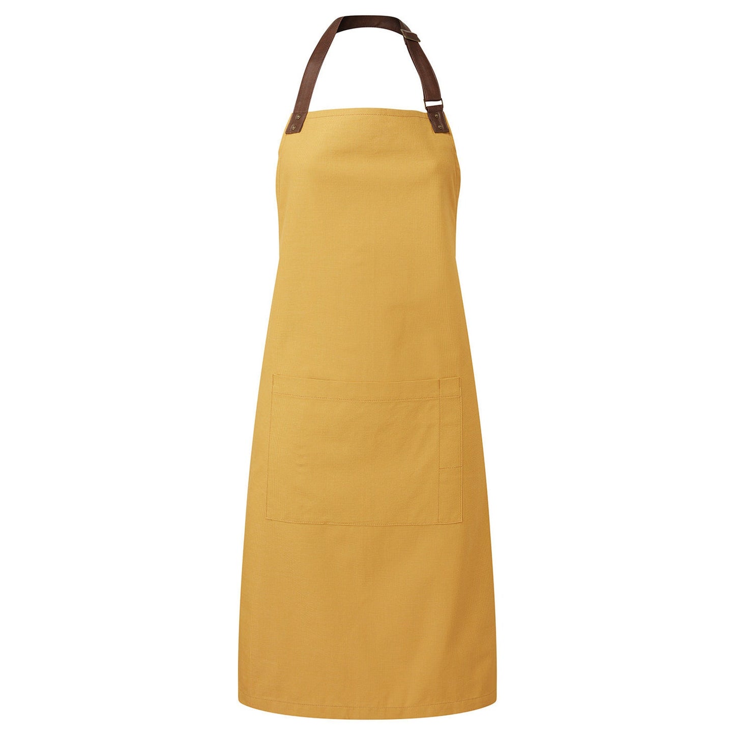 Monogrammed Apron | Personalised Cotton Bib Apron with Gold or Black Print