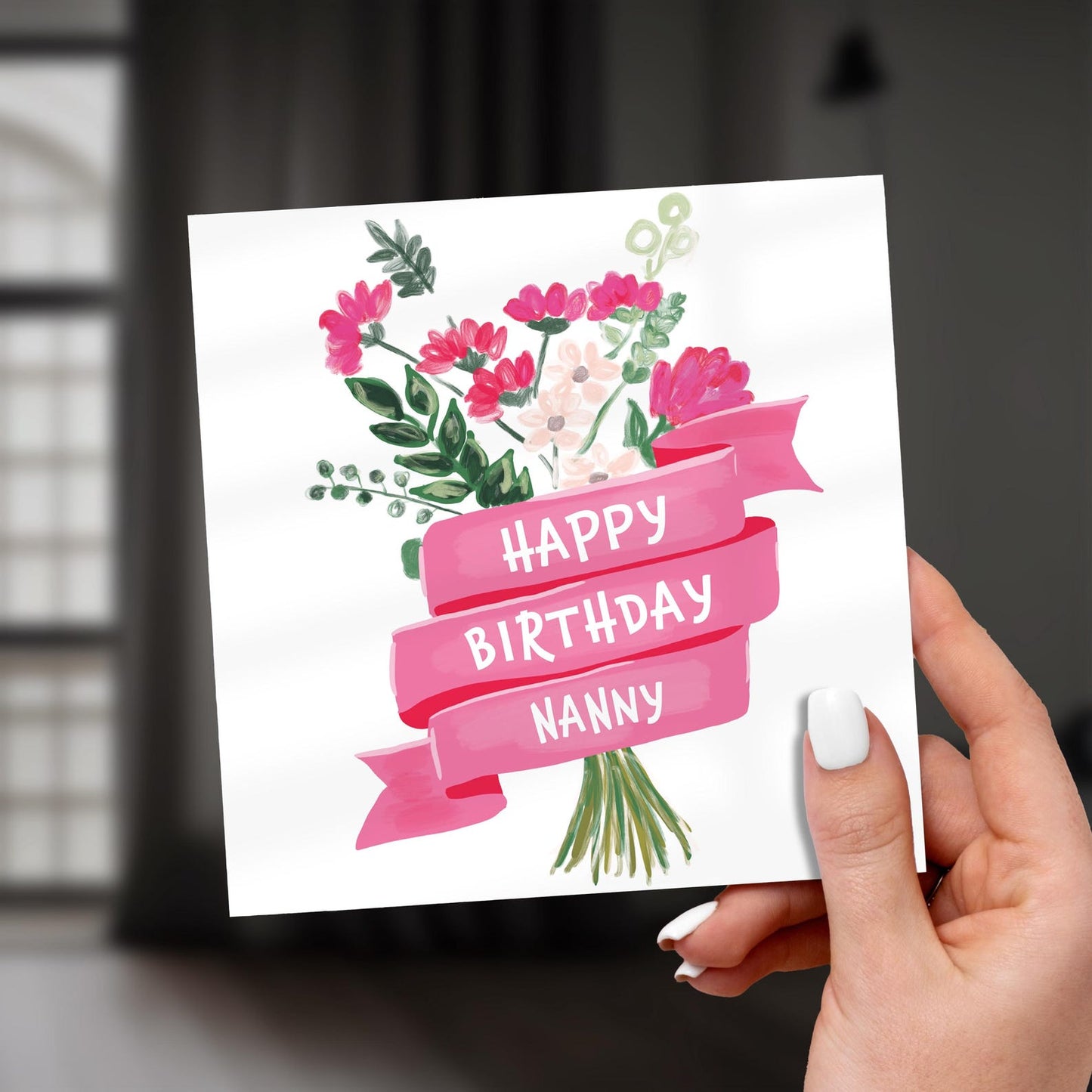 Happy Birthday Nanny, Nanny Birthday Card