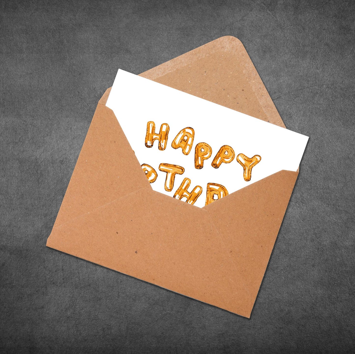 Happy Birthday Card, From Grandchildren