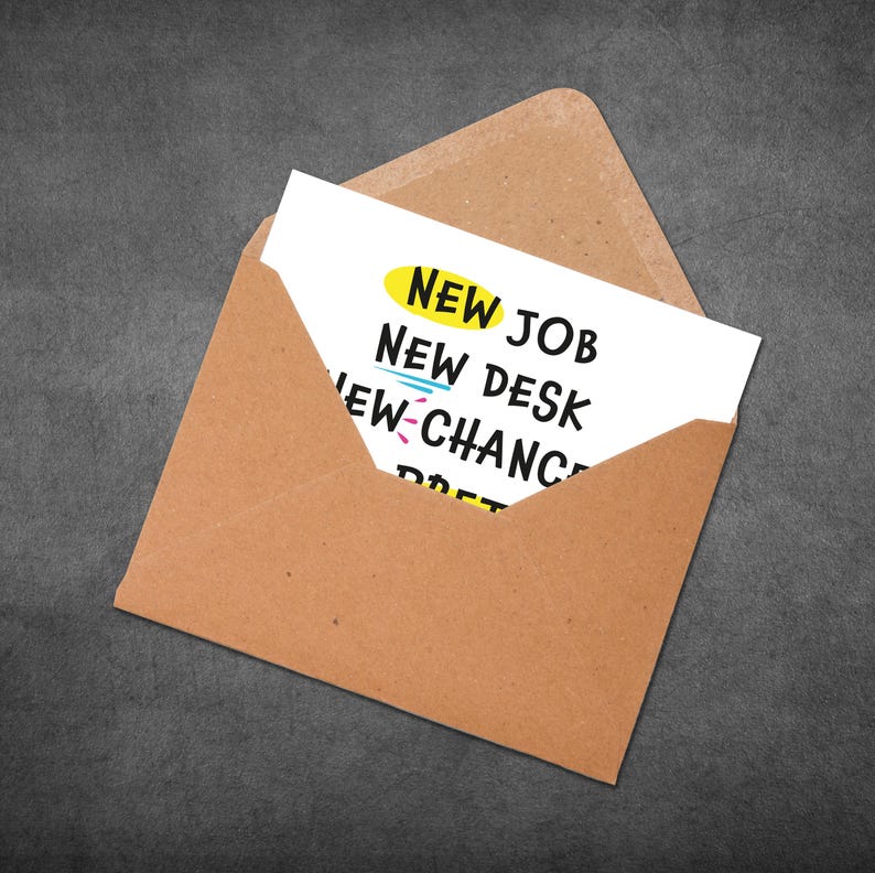 New Job Card - Pretend You Know