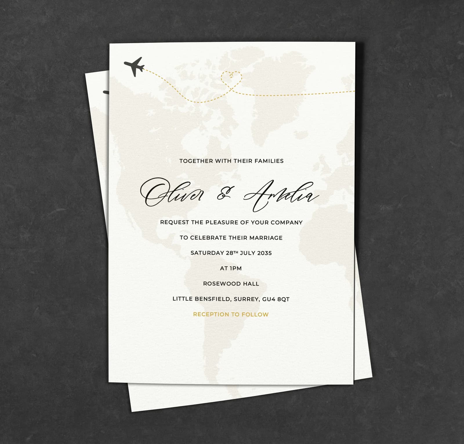 Destination Invitation — invitation wedding stationery