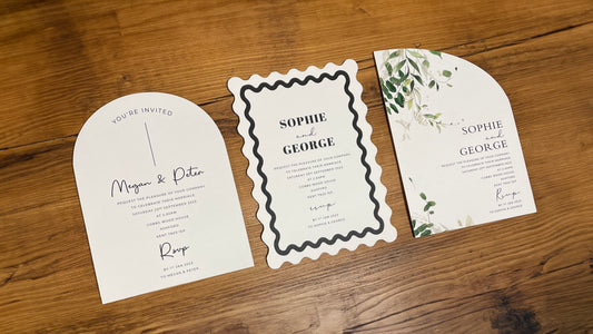 Unconventional Wedding Invitations