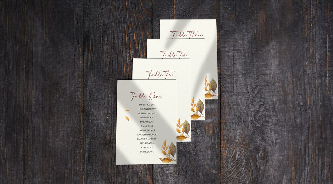 Our Favourite Quirky Table Plan Ideas