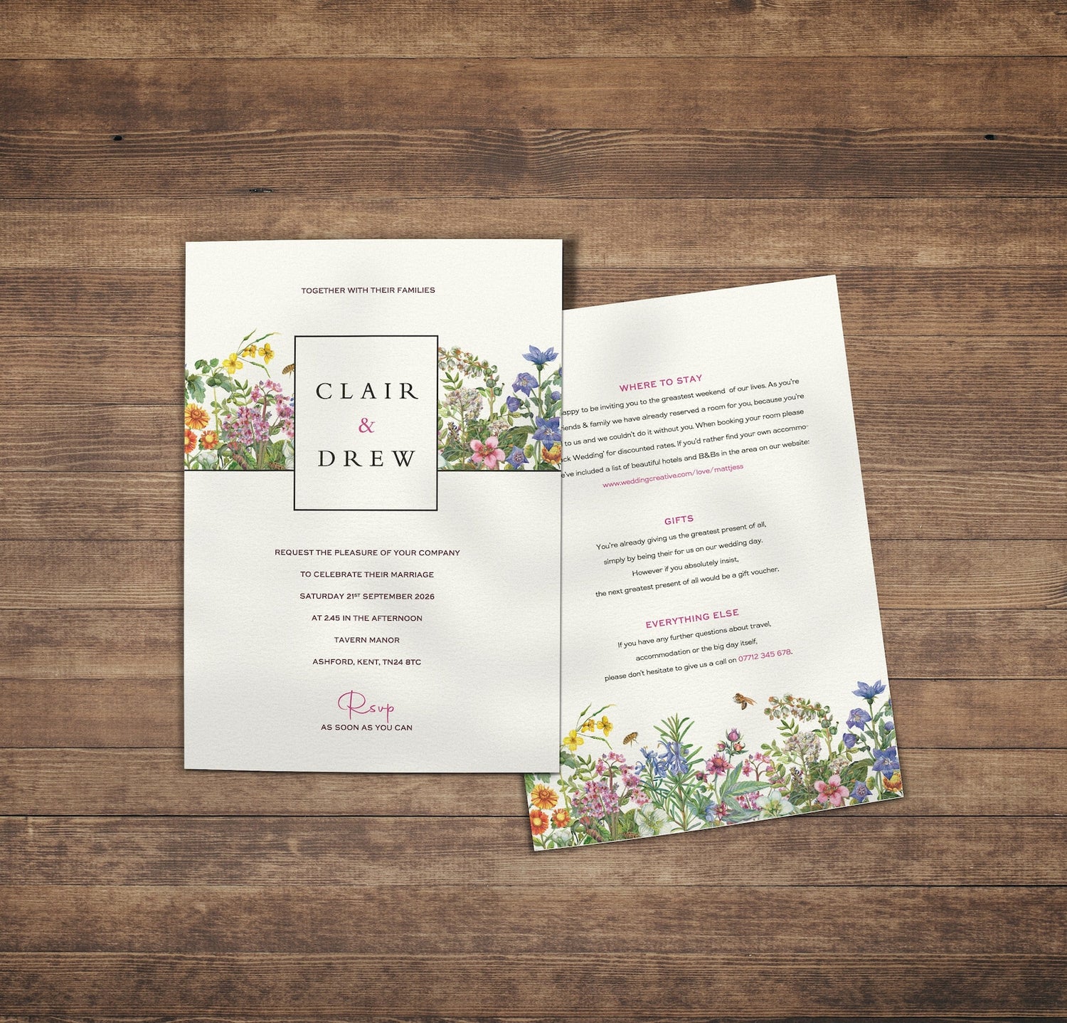 Spring Wedding Invitations