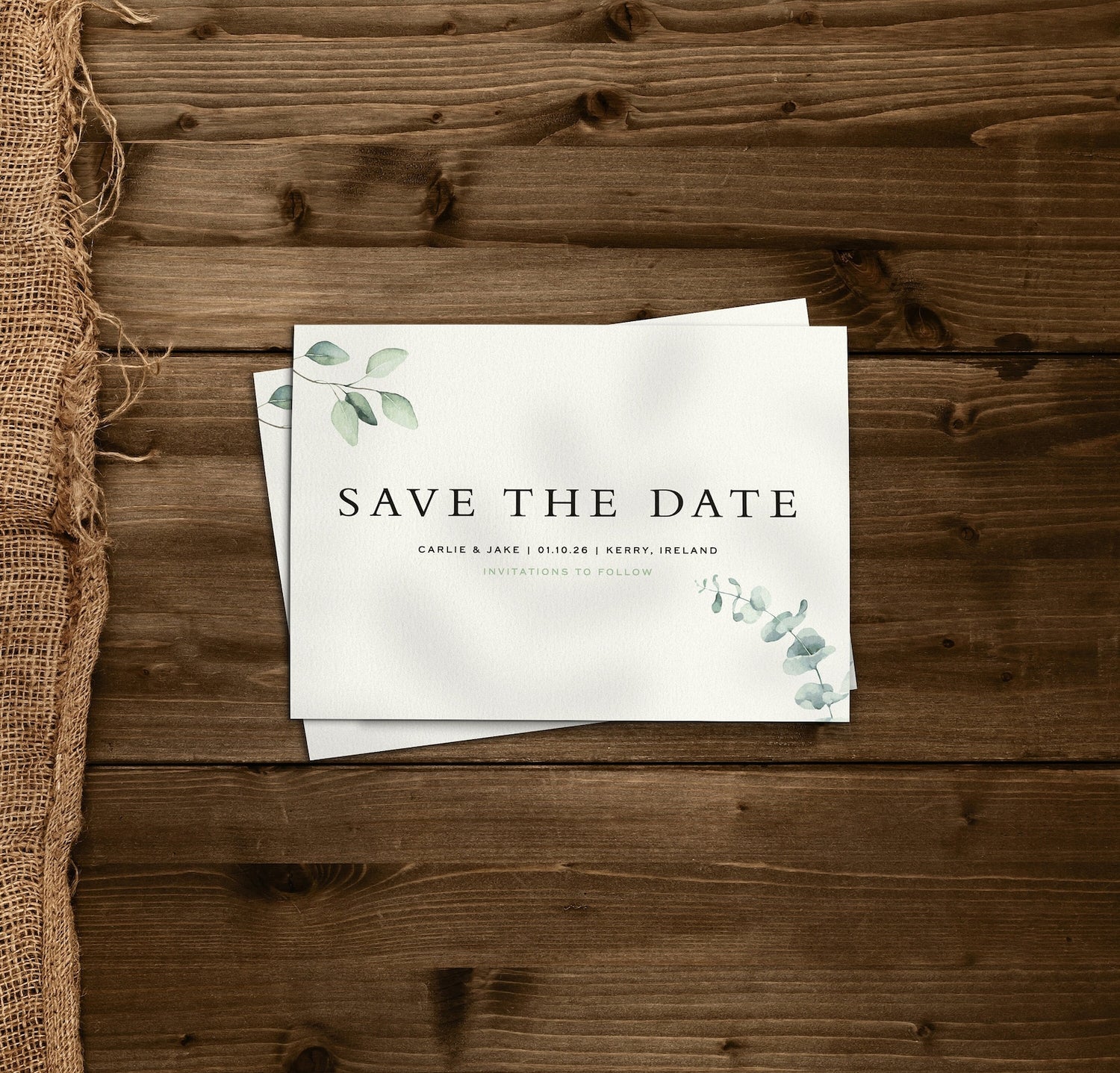 Non Photo Save The Dates