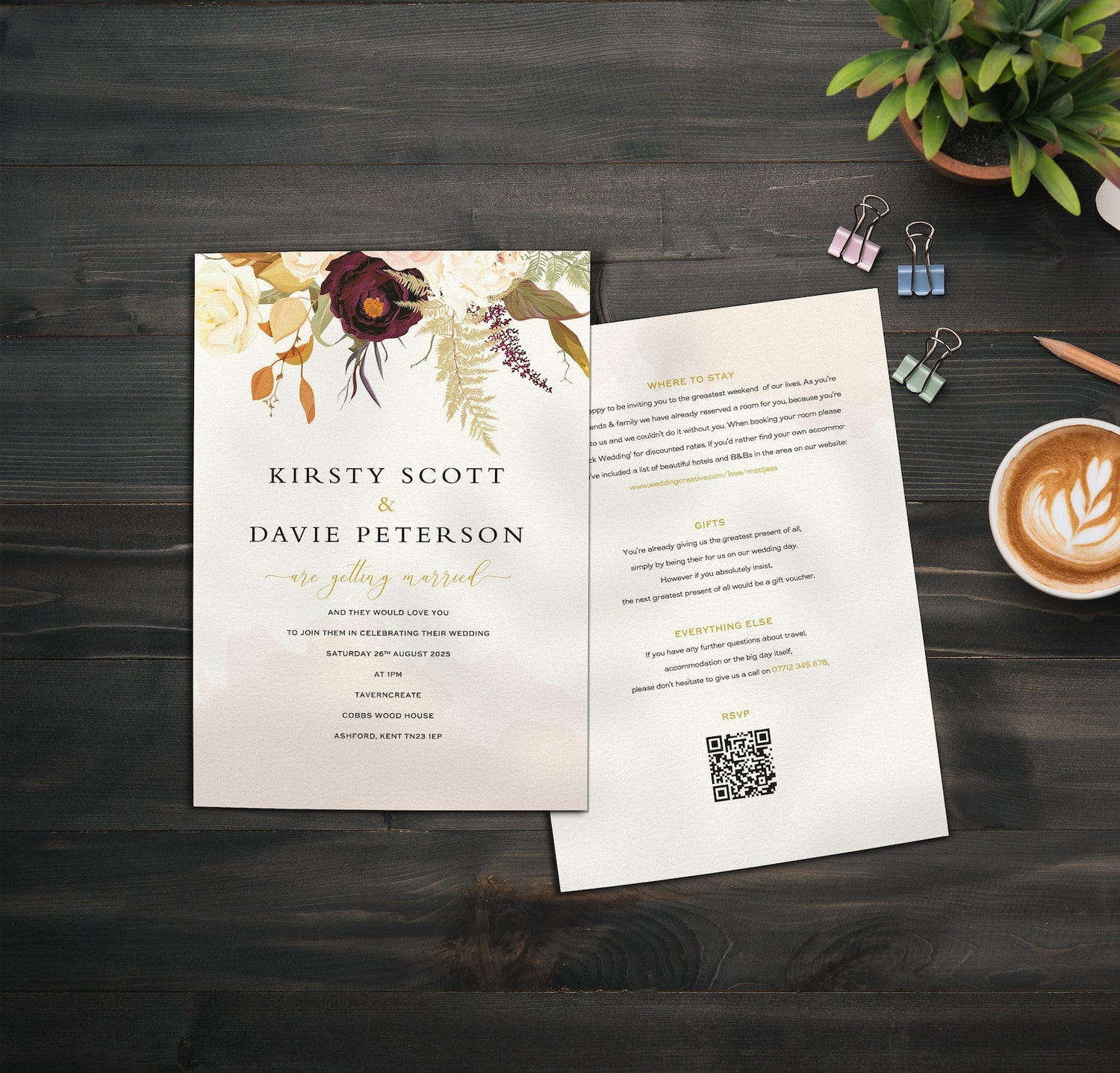 Wedding And Evening Invitations