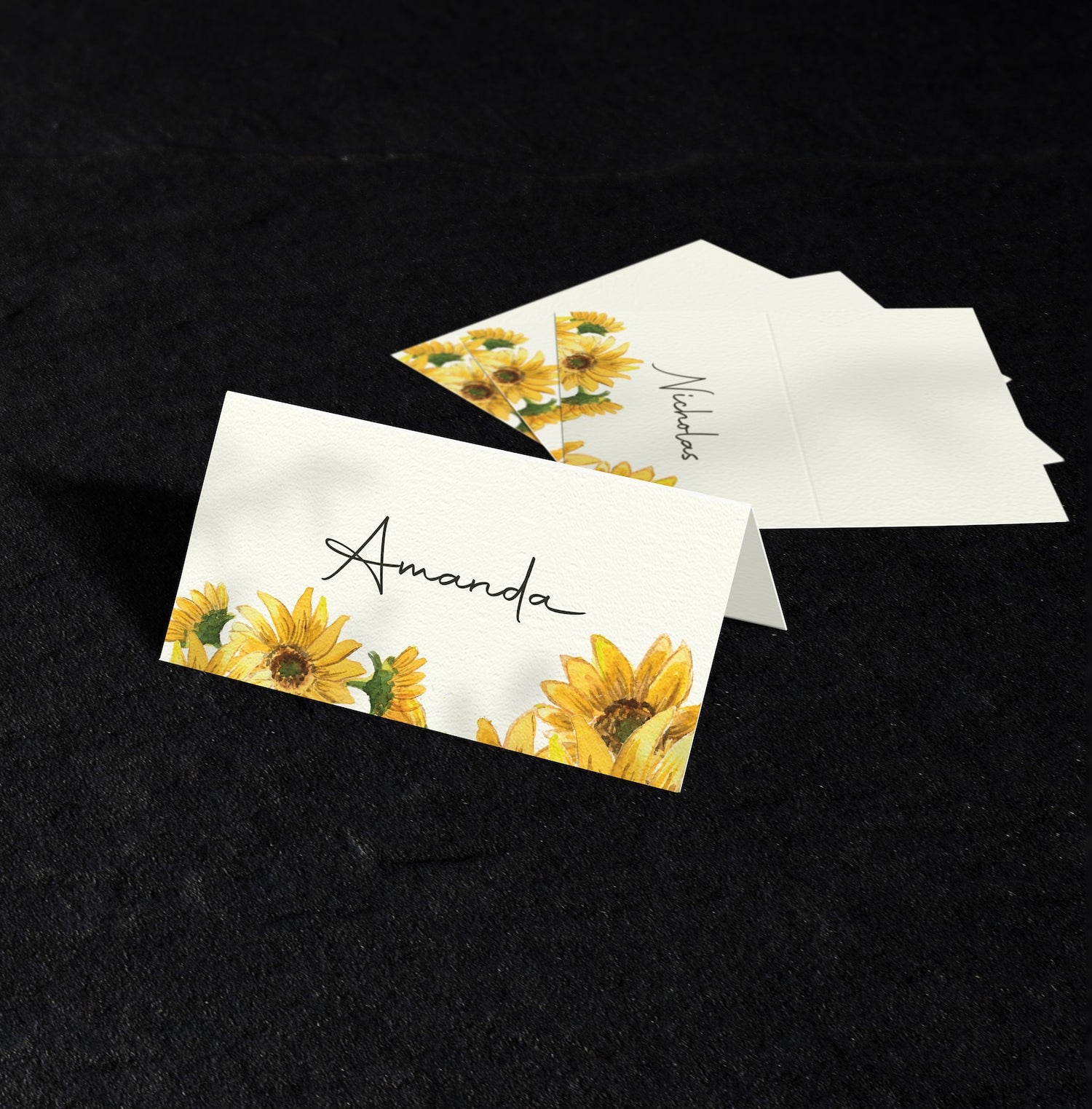 Flower Place Cards