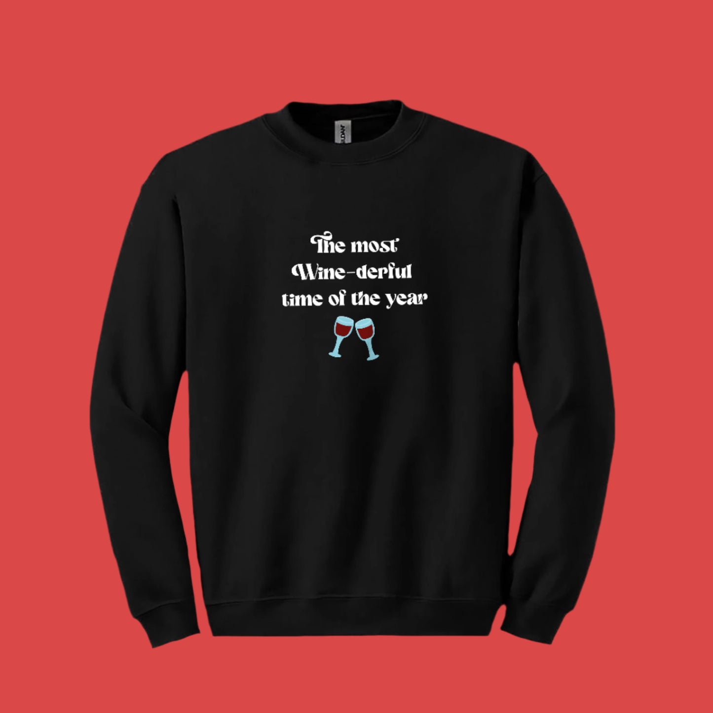 Black Wine Christmas jumper