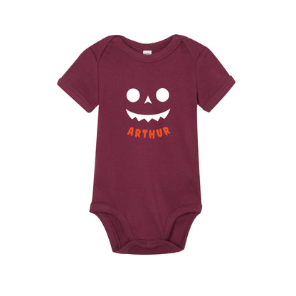 Pumpkin Face Baby Grow