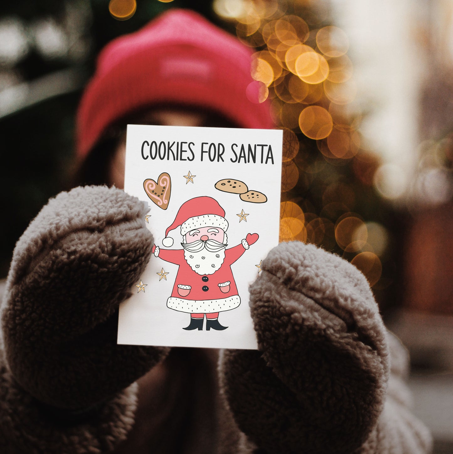 Cookies For Santa Cute Christmas Cards