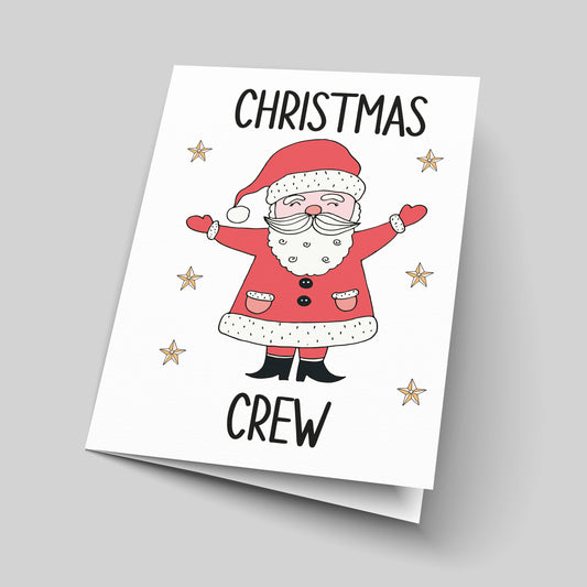 Christmas Crew Merry Christmas Friend Card
