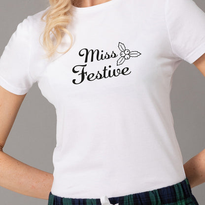 Miss Festive Xmas Ladies Pyjamas