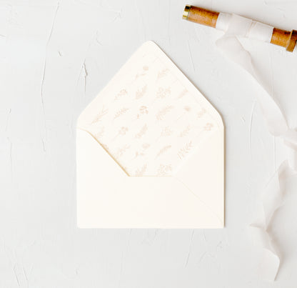 Bardot Pattern Lined Envelopes