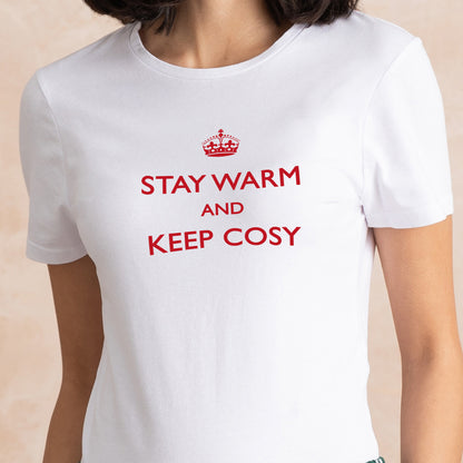 Keep Warm & Keep Cosy Ladies Christmas Jammies