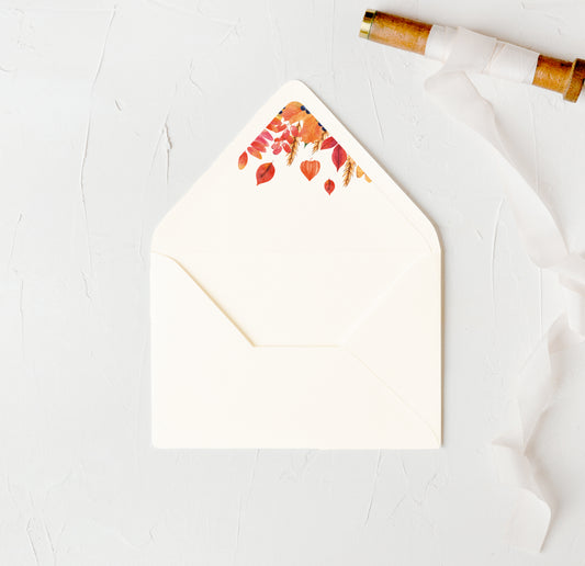 Autumn Envelope Lining