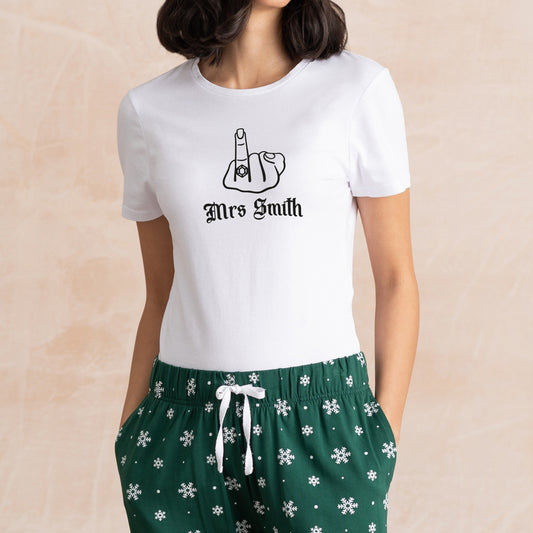 Wife PJs Personalised Women's Pyjamas