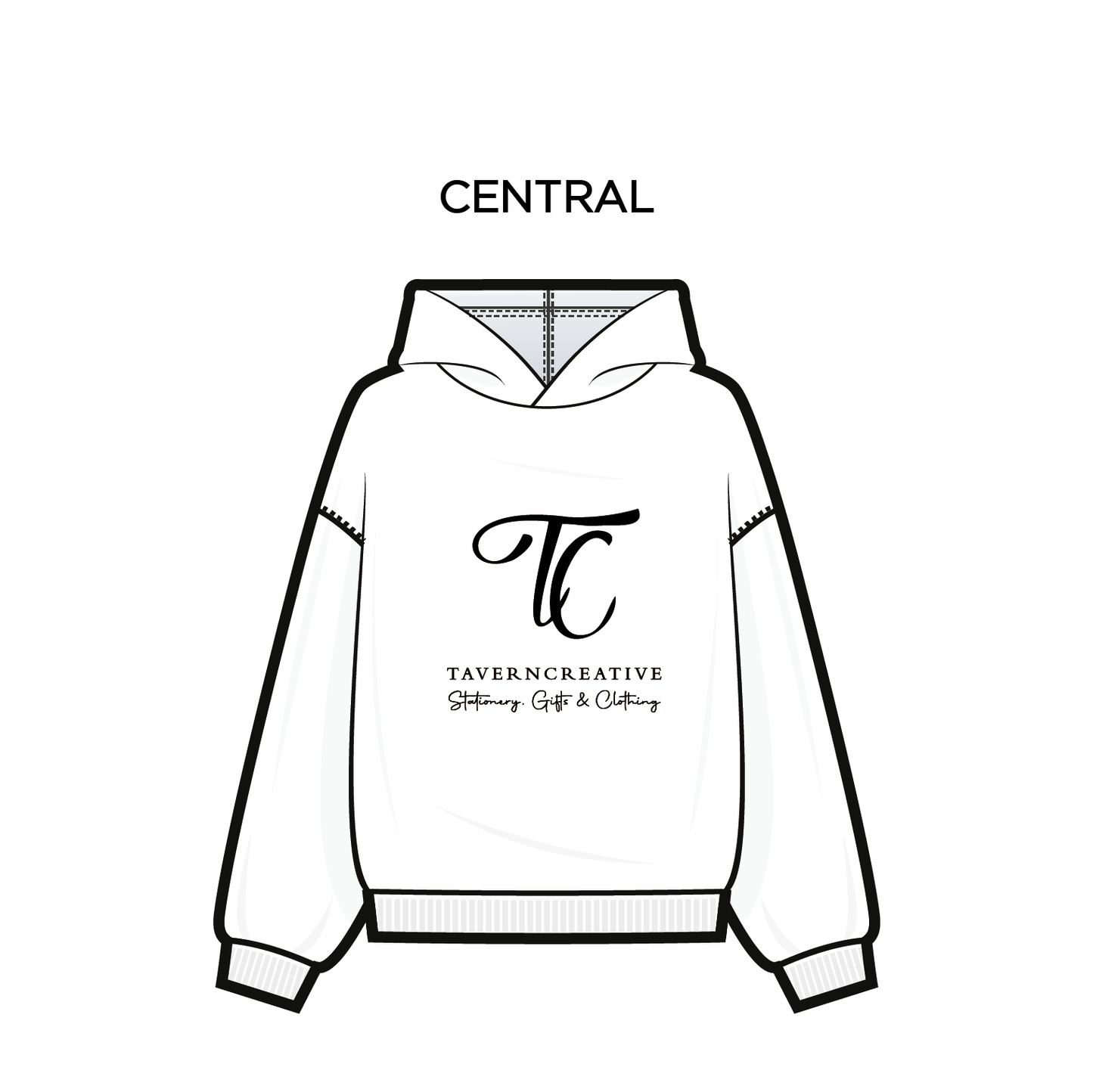 Men's Branded Embroidered Hoodie
