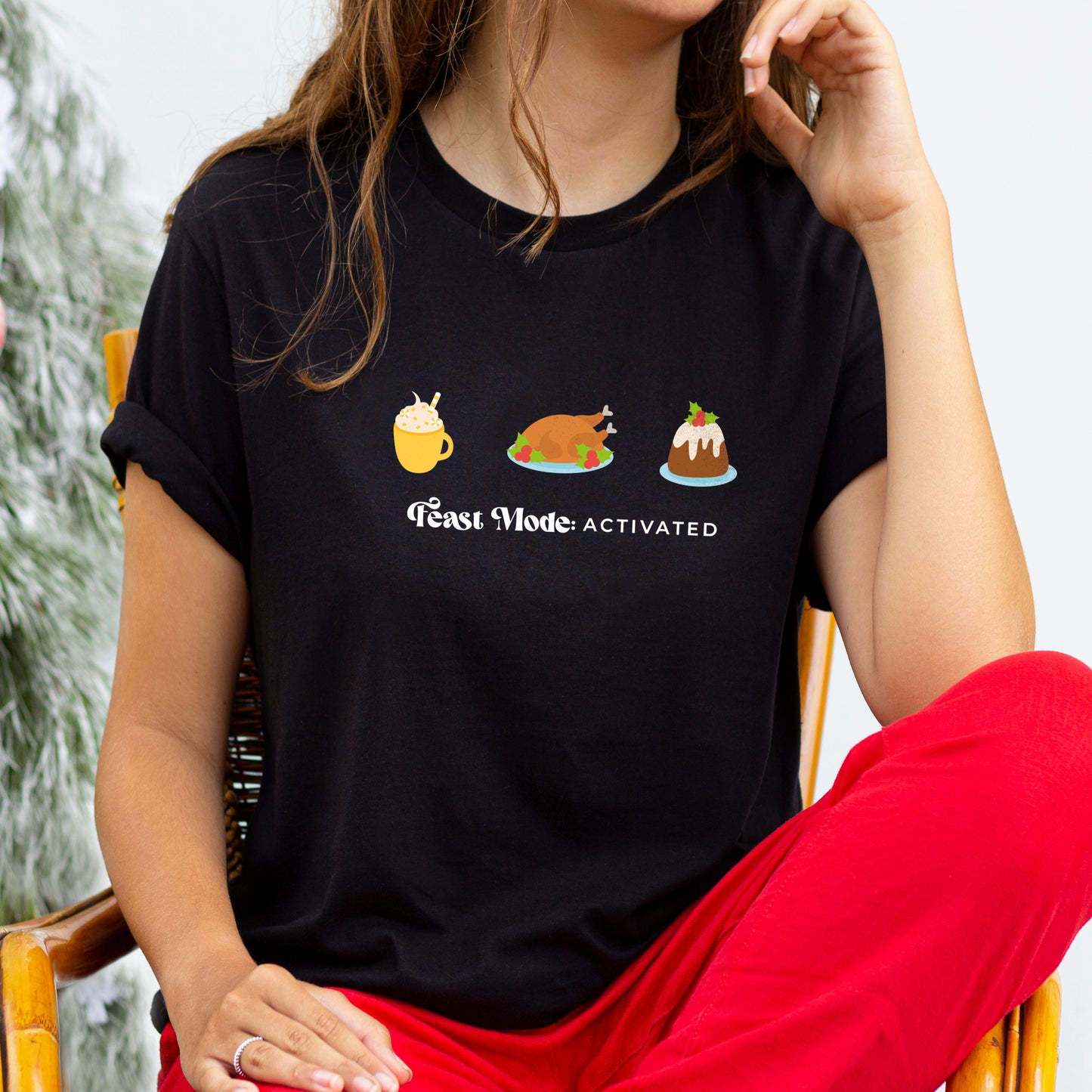 Feast Mode Activated Christmas T-Shirt