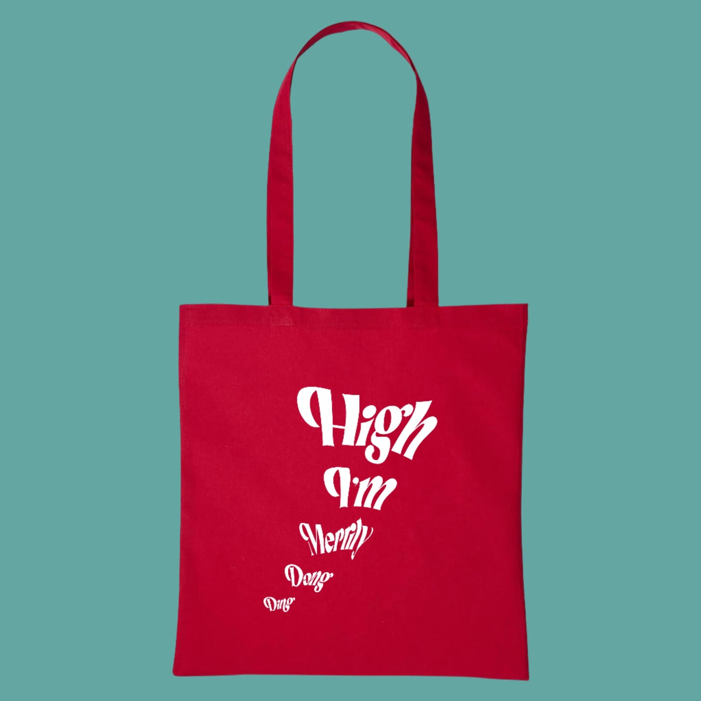 Funny Festive Tote Bag - Black