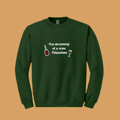 Green Christmas party jumpers