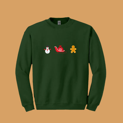 Green Novelty Christmas jumpers