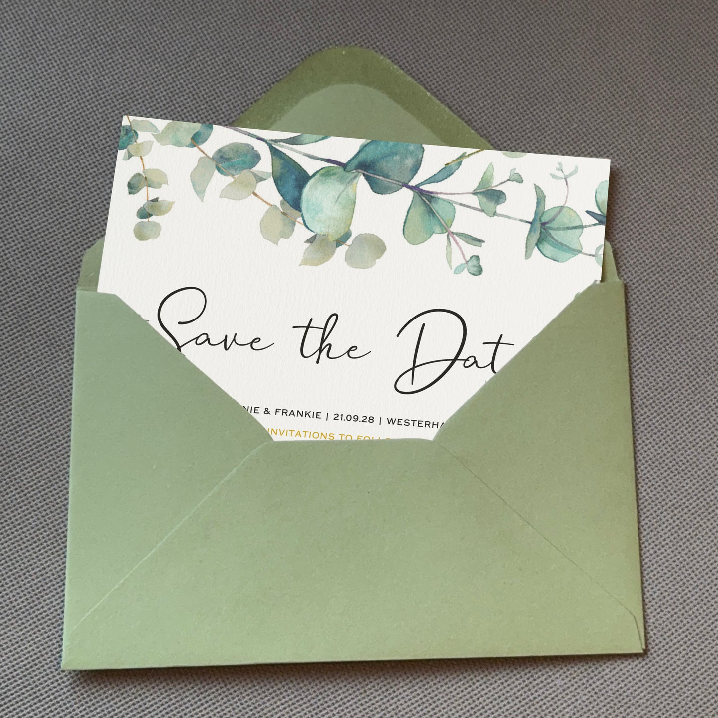 Olive Save The Date Cards