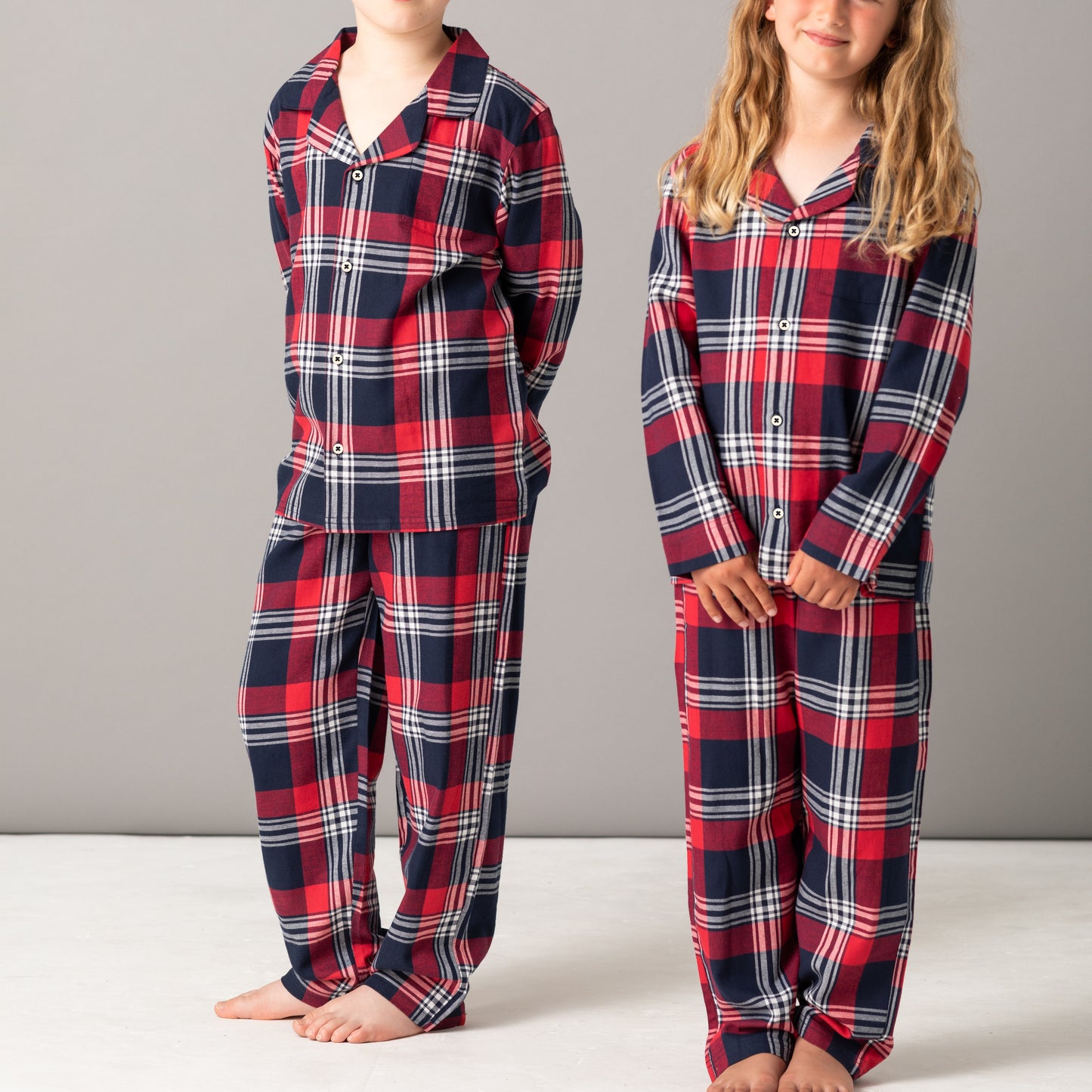 Kids Tartan Lounge Set