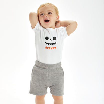 Pumpkin Face Baby Grow