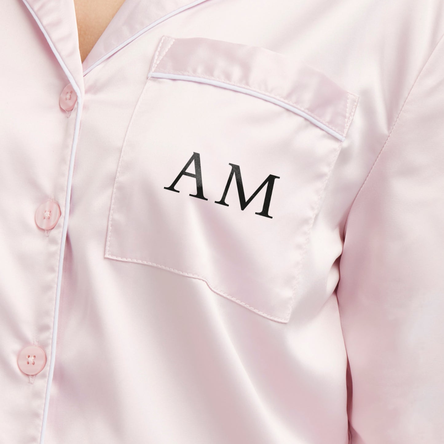 Monogram Satin Pajamas