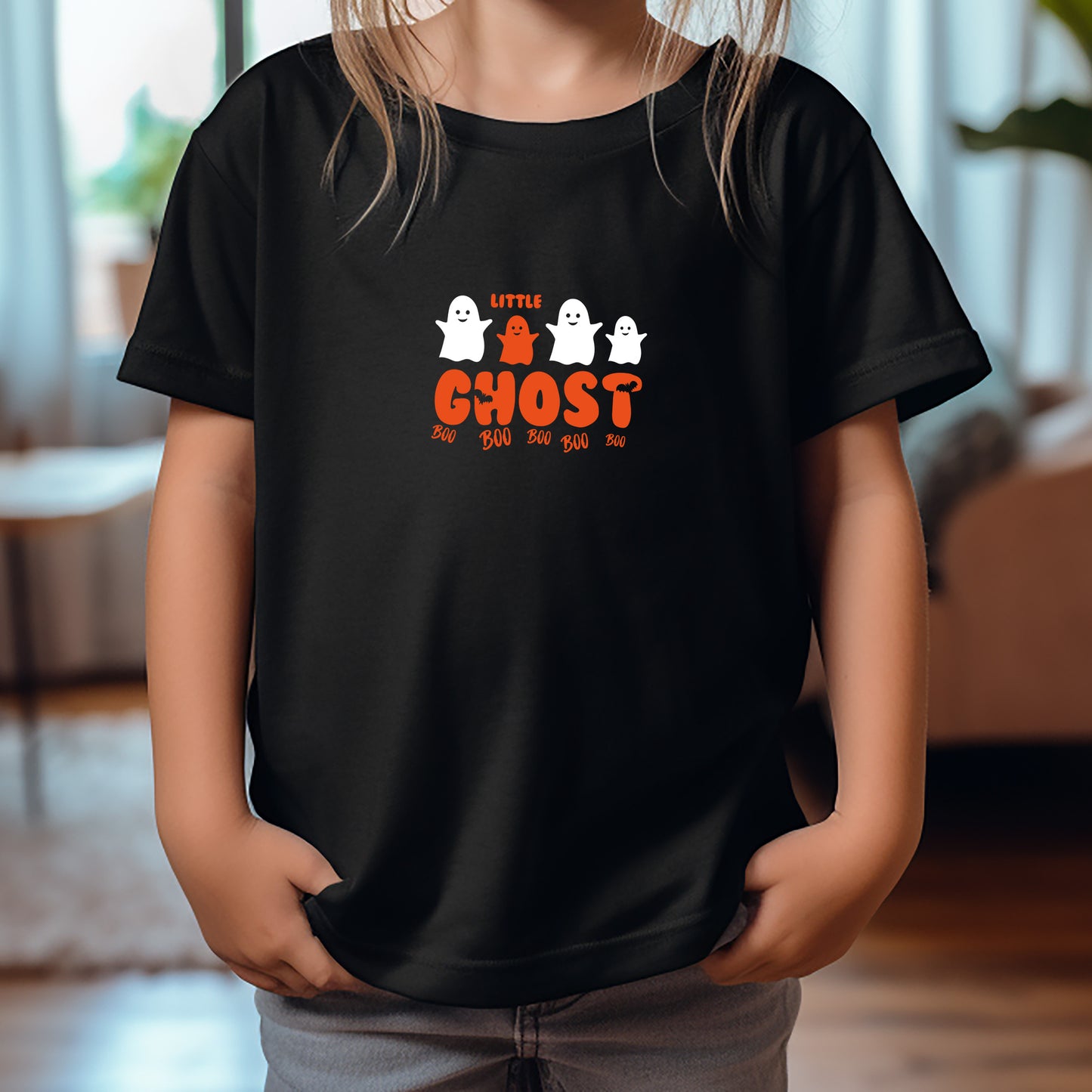 Little Ghost Kids T-Shirt (Girl & Boy Fits)